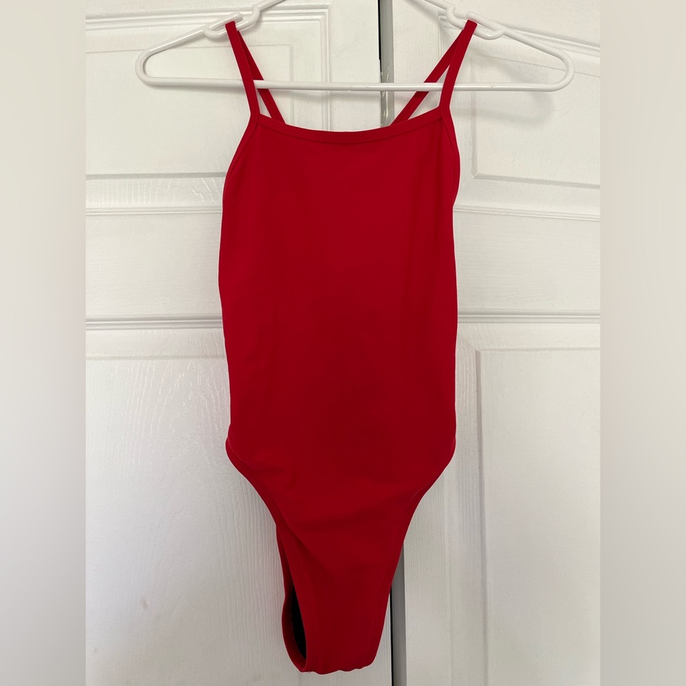 Jolyn Clothing Red One Piece Swimsuit